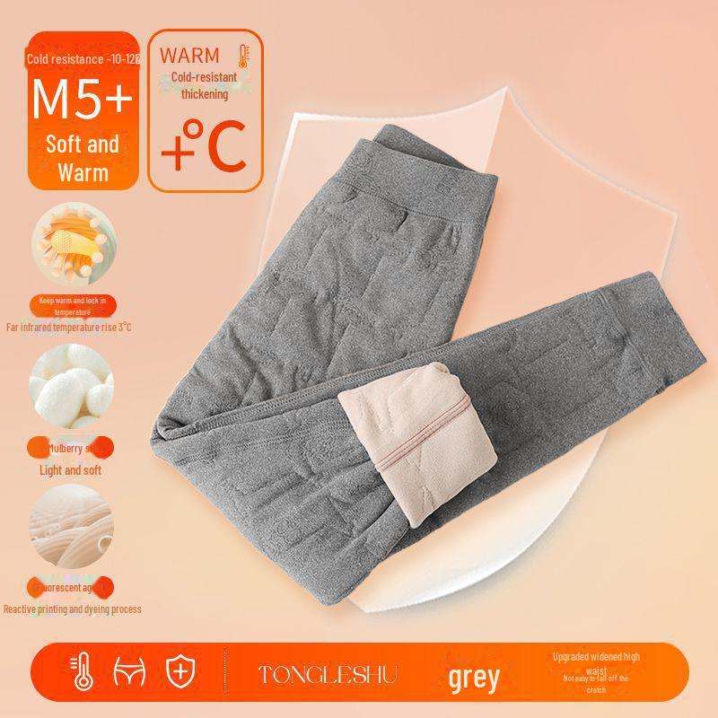 

Дитячі теплі бавовняні шкільні штани на флісовій підкладці для зими 140 cm сірий колір