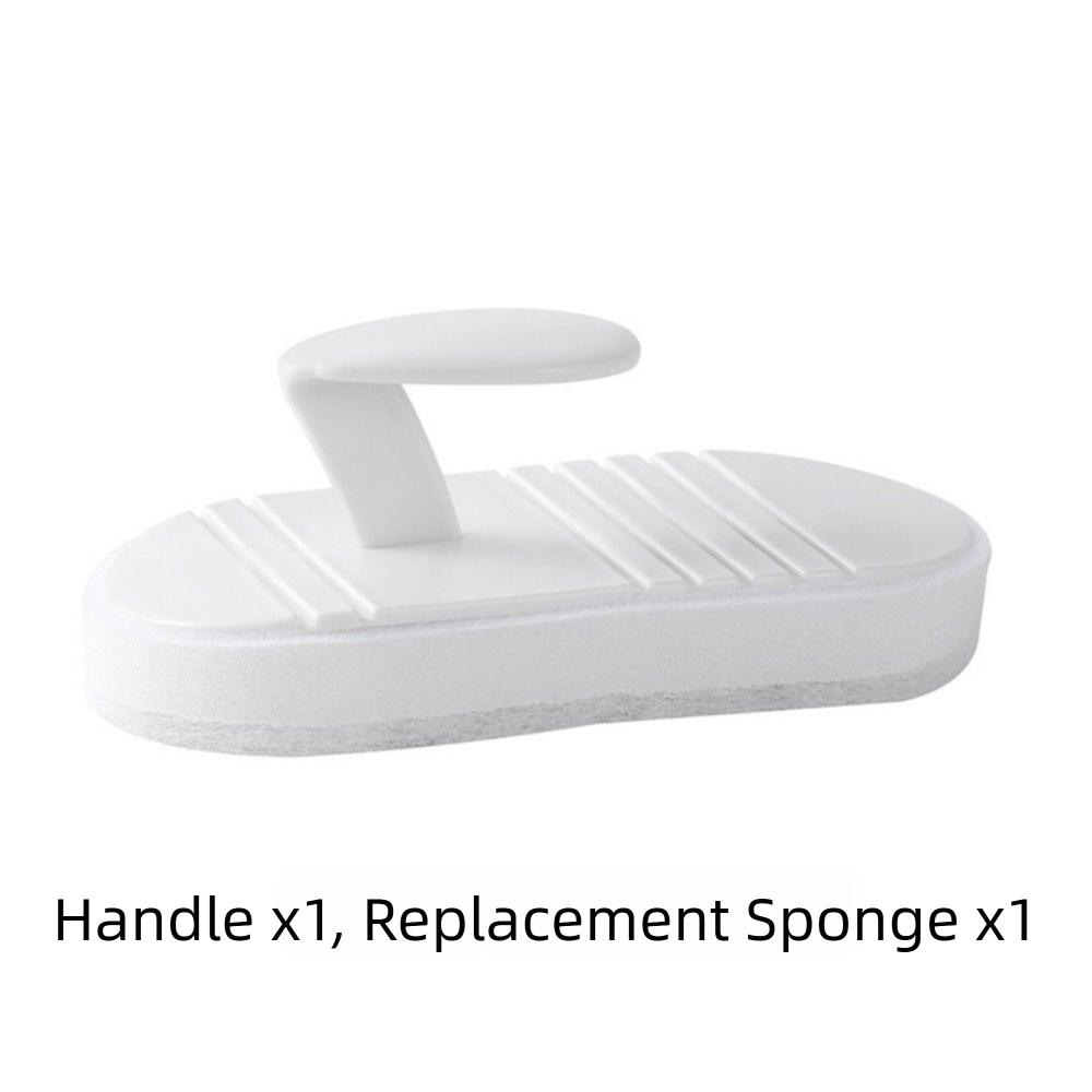 Flexible Handle Handheld Cleaning Brush Multi-purpose Ergonomic Design Sponge Scrubber Stain Removal Bendable Sponge