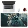 Large Gaming Mouse pad Tiger Computer Keyboard Pad Mouse Mat Desk Mat Rubber Anti-Slip Office MousePad Desk pad Accessories game