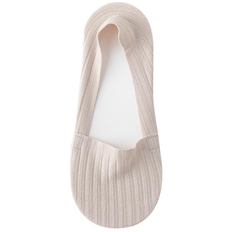 Women's Summer Ice Silk Invisible Socks Macaron Solid Color Cotton-soled Sweat-absorbing Boat Socks White Sneakers Versatile Short Socks