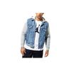 Levis Denim Patchwork Hooded Jacket Men Jackets Blue A0632-0000