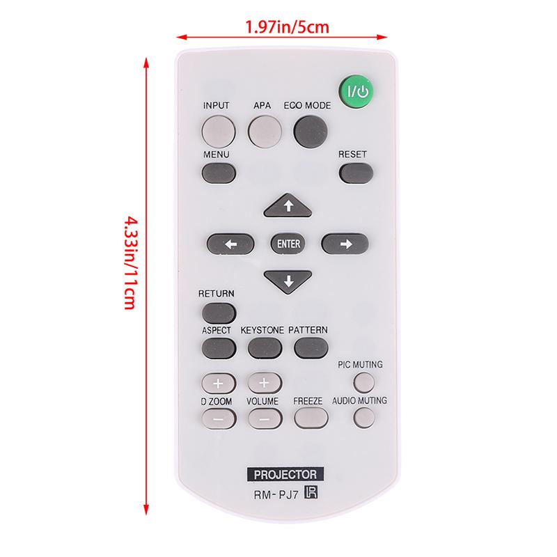 1ks Univerzální dálkový ovladač Vhodný pro dataprojektor Sony Rm-Pj7 Vpl-Ex100 Ex120 Ex145 Ex175 Náhradní dálkový ovladač