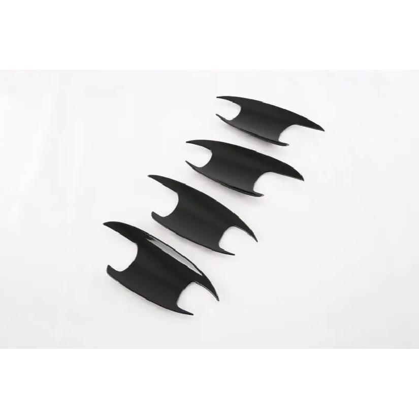 For Mercedes-Benz C-Class W206 C180 C200 C300   Carbon Fiber Style Door Handle Bowl Cover Cup Cavity Trim ert Catch