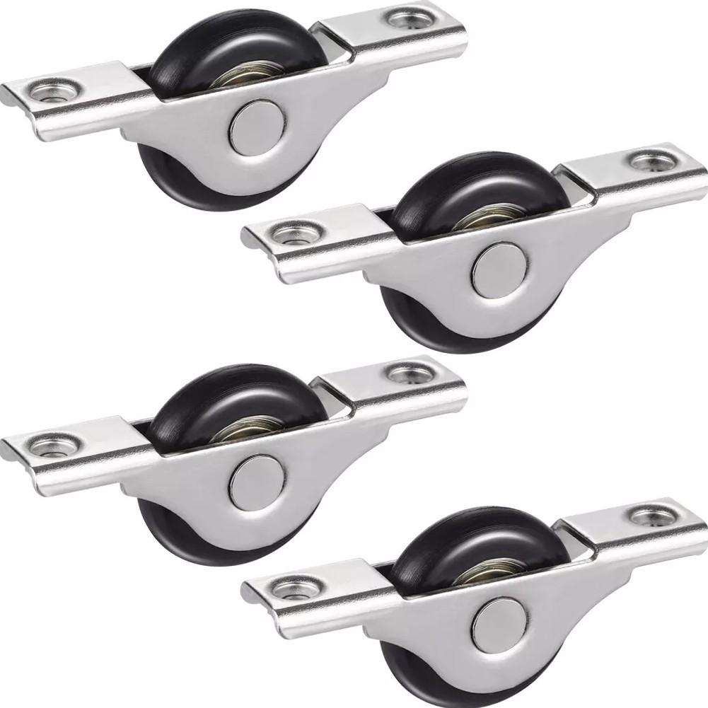 Pack of 4 Lightweight Sliding Door Wheels Compatible with For Cabinets