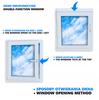 Finestra PVC Bianca 70x80 Sinistra, Nuova 700x800 Mm Apribile-Vasistas, Bivetro Ru