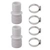 32mm Hose Coupling Pool Hose Adapter with Hose Clamp Hose Adapter Replacement for Pangea Tech