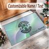 Personalized Crystal Velvet Carpet Hibernian FC Pattern Non Slip Floor Rug