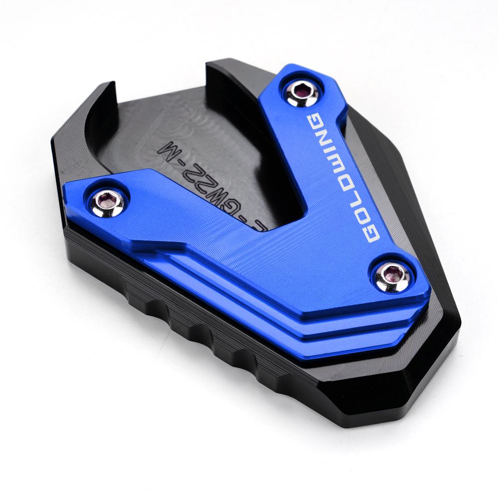 Motorcycle Accessories Side Stand Pad Plate Kickstand Enlarger Support Extension For Honda Goldwing 1800 GL1800 F6B