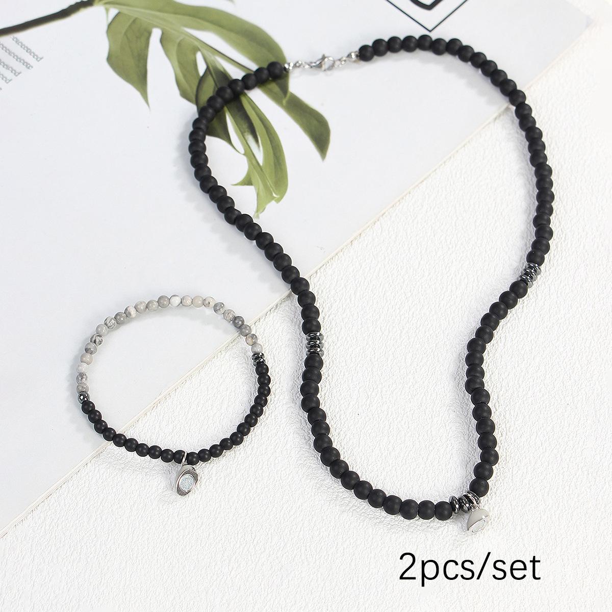 

JYL TS Bracelet Bohemian Acrylic Style Offers Playful Charm And Luck Black туманный розовый