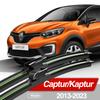 Für Renault Captur Kaptur 2013-2023 Frontscheibenwischerblätter 2x Windschutzscheibenfenster Zubehör 2014 2015 2016 2017 2019 2021