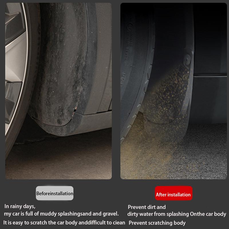 Mud Flaps for Tesla Model 3 Highland 2026 Mudguard Official Original Front Rear Wheel Fenders Splash Guards Model3 Accessories