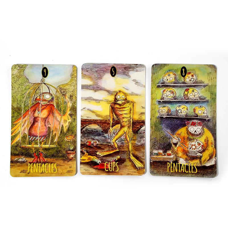 Die Shadowland Tarotkarten für Anfänger Englische Version Profis Wahrsagungsspiel Auto