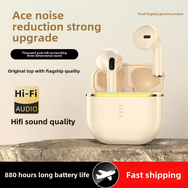 X85 TWS Wireless Bluetooth Headset Transparent ENC Headphones LED Power Digital Display Stereo Sound Earphones for Sport Earbuds