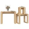 Vidaxl Nesting Tables, 3 Pcs., Wood-Based Material