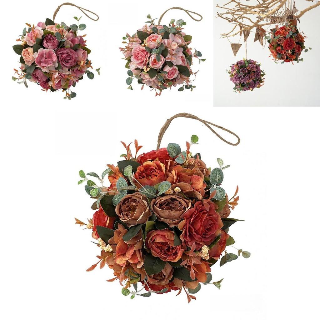 Hydrangea Peony Flower Ball For Wedding Decor With Silk Material For Indoor Outdoor Events