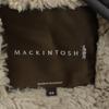 Mackintosh Made In Scotland Quilted Coat 34 Charcoal Gray Back Bore Women Used