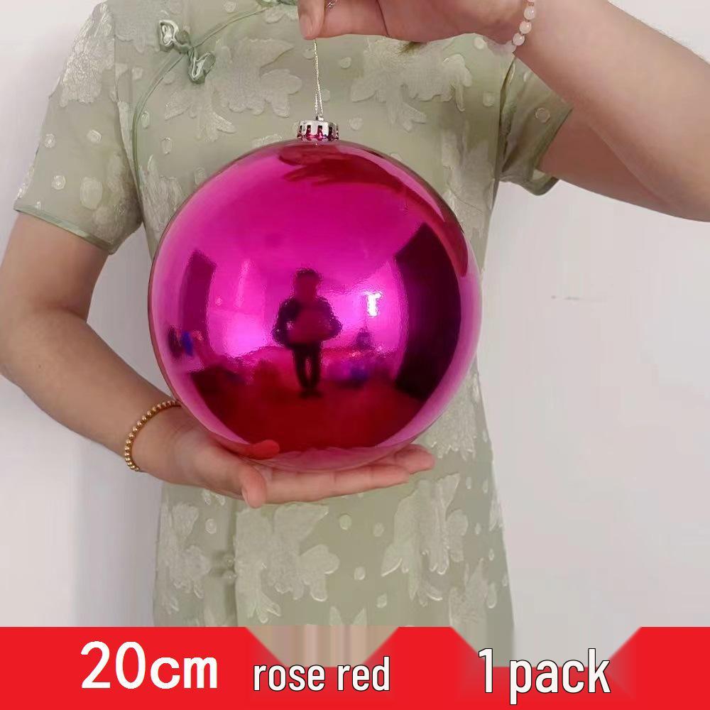 Custom Electroplated Round Christmas Hanging Ornament