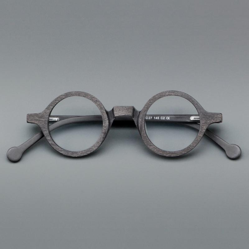 Retro Acetate glasses Myopia Hyperopia Prescription Round Eyeglass Frames Customizable Prescription Small Face Designer frame