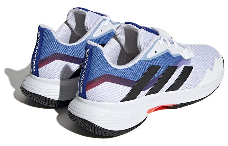 Adidas Courtjam Control Tennis 'White Black Blue' HQ8468