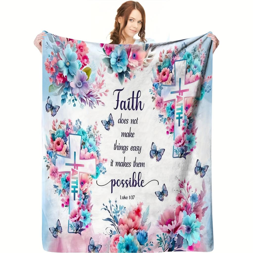 A Soft Fleece Blanket Gift for Religious Enthusiasts