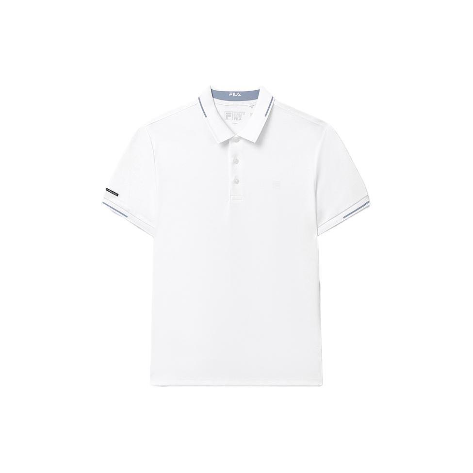 Fila Polo Shirts Men's White Polo Collar Moderate Straight Fit F11M327106F-WT