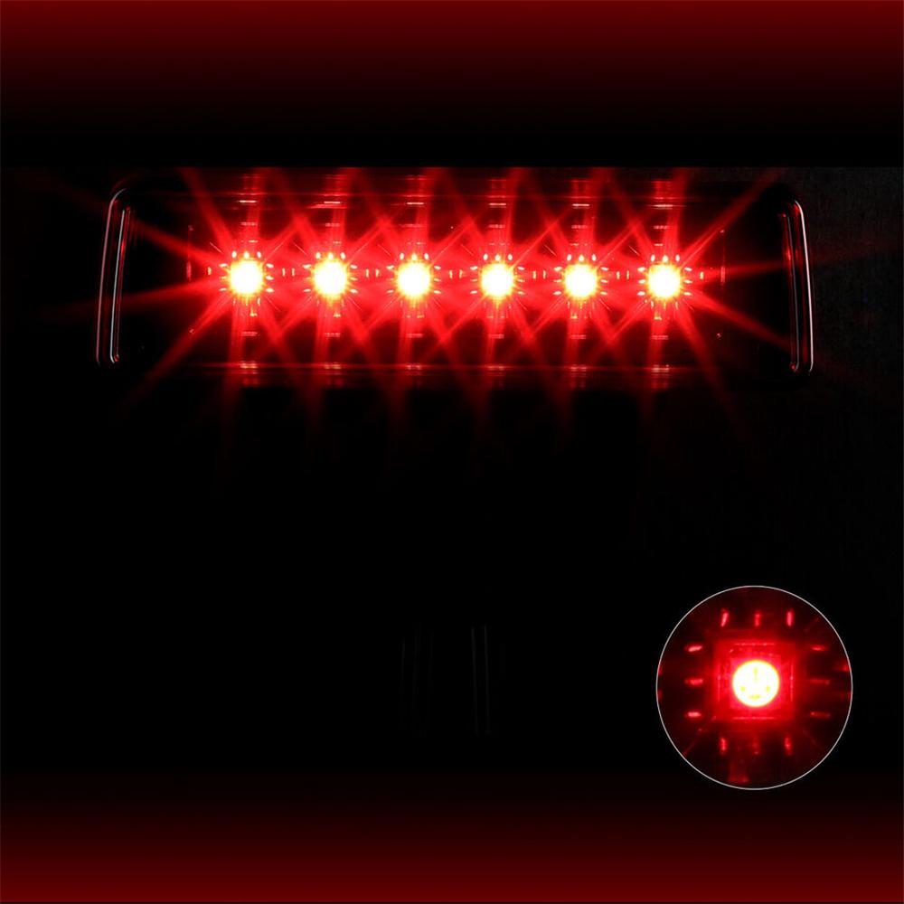 For 07-18 Jeep Wrangler JK LED Third 3rd Tail Brake Light Rear Stop Lamp Bar Red