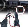 USB C Car Charger Dual USB PD+QC3.0 Phone Charge Power Adapter Outlet Quick Charging Auto Phone Adapter for VW Multivan T5 03-15
