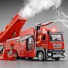 1:32 Scale Water Spray Fire Rescue Toy Pull-Back Function Engineering Vehicle  Children Gifts
