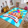 Custom Flim Flim Mat Personalized Name, Polyester Washable Indoor Entryway Rug, Gift for Christmas, Easter, Thanksgiving Day
