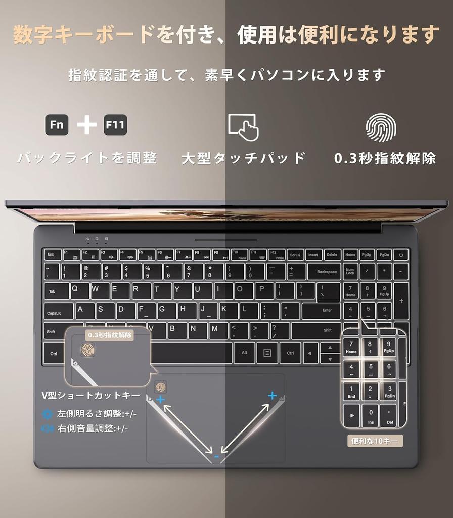 Lightweight and Slim Laptop with Office 2024 and Windows 11 AMD Ryzen 5 3500u 16GB LPDDR4 Memory 512GB NVMe 1920x1080 IPS Mini Bluetooth and Two USB