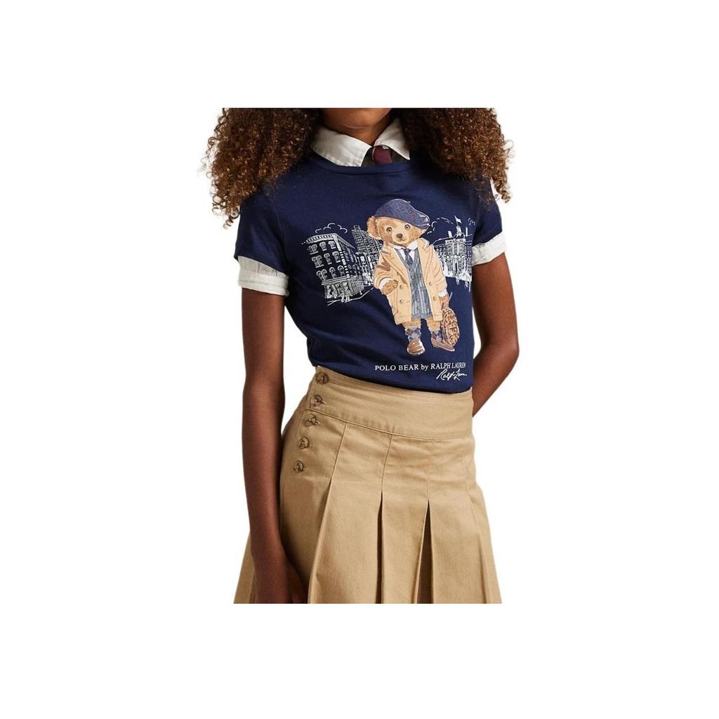 Polo Ralph Lauren Polo Bear Cotton Knit T-Shirt Kids tops 313979033-001