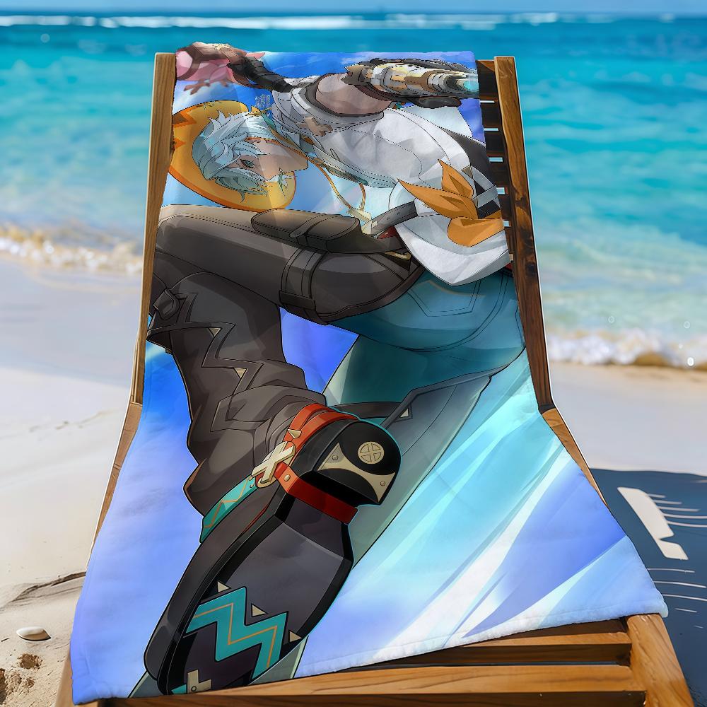

Game Ifa Genshin Impact Towel Sports Quick Dry Travel Camping Gear Sandproof Soft Light Large Beach Towel W40*H60(CM)