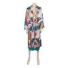 Geometric Print Robe Gown Agw4578r