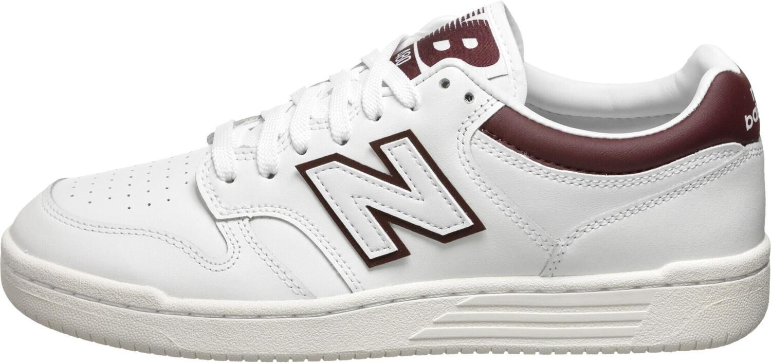 

Кроссовки New Balance 480 BB480 Low white/burgundy (BB480LDB) 37