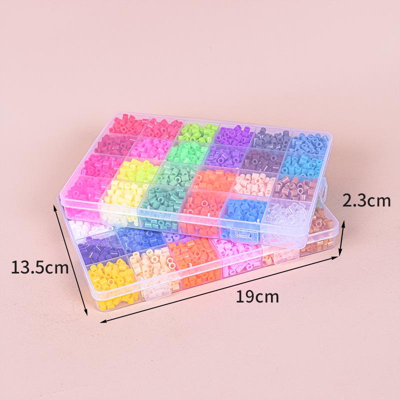 48-Color Perler & Hama Beads Set, 4800-Piece Educational 3D Puzzle Toy for Kids