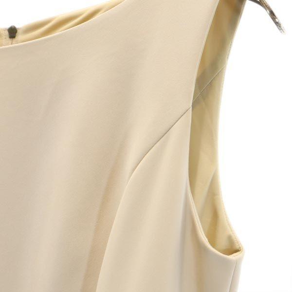 DAISY LIN for FOXEY made in Japan No sleeve one piece 38 beige belt Women Used