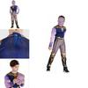 Avengers 4 Endgame Thanos Tuta Costume da Ragazzo Con Squisita Fattura e Vestibilità Confortevole