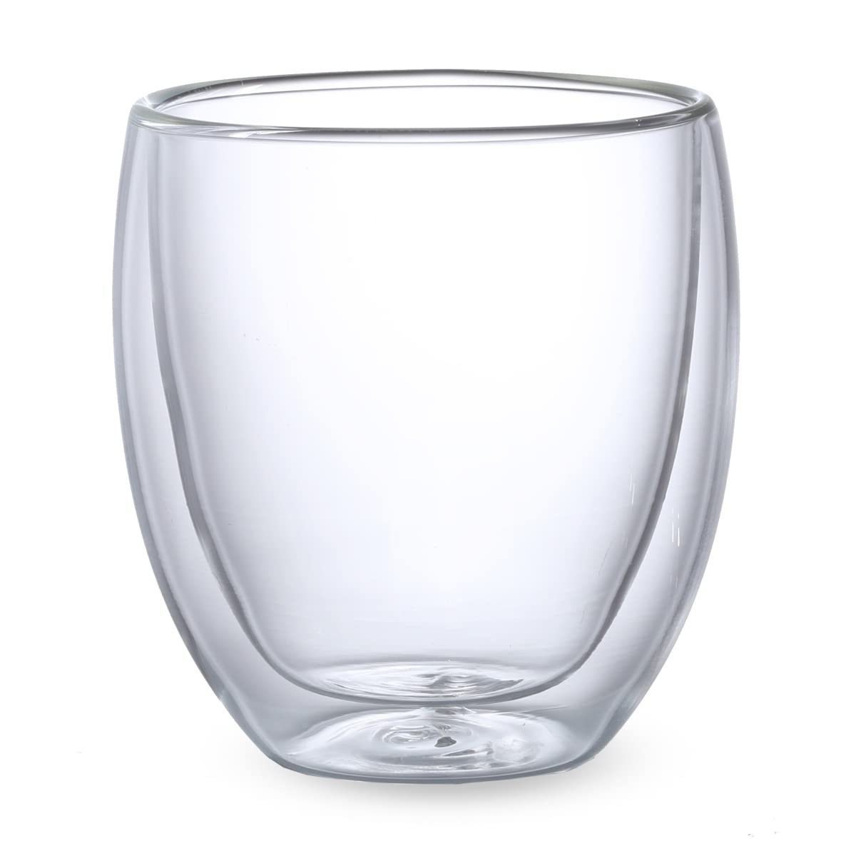 Ретро Стеклянный Двухслойный Модель J-kitchens Термостойкий Стакан/Тумблер, С двойными стенками, 83xВ100мм, 320мл,