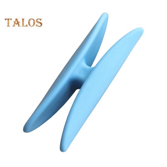 Ручка для переноски продуктовых сумок, прочная, эргономичная, легкая, многоцелевая, универсальная, держатель для мусорных пакетов для покупок, пластиковая ручка, инструмент для переноски небесно-голубой