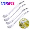 Drinking Straw Filter Handmade Stainless Steel Drinking Straw Spoon Tea Filter Grass Matte Tea Straws Bulb Pumpkin Reusable Tea
