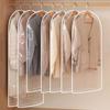 1PC Clothes Hanging Dust Cover Organizers Wedding Dress Cover Suit Coat Storage Bag Fully Enclosed Clothes Cover With Zipper