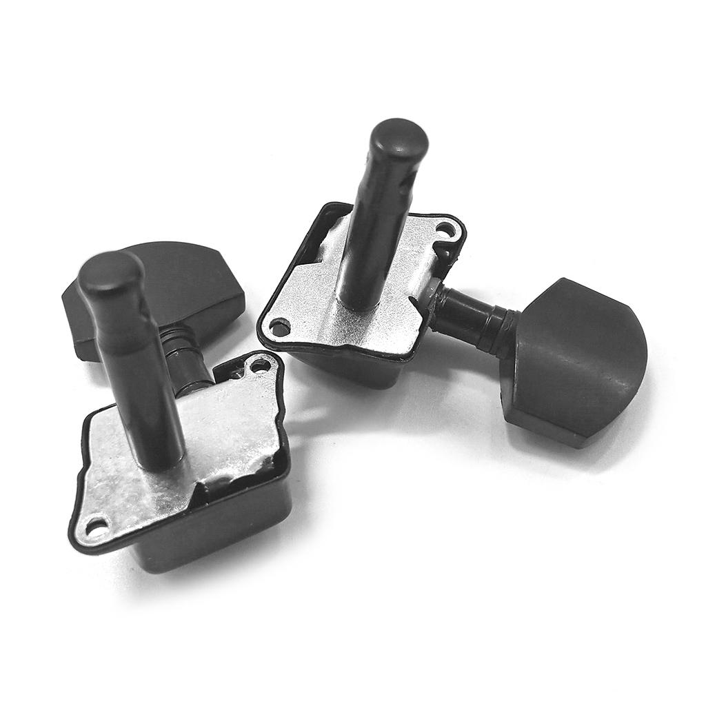 6PCS Guitar String Tuning Pegs Guitar String Button Tuner Machine Heads Metal Semi-Closed for Acoustic Electric Guitars