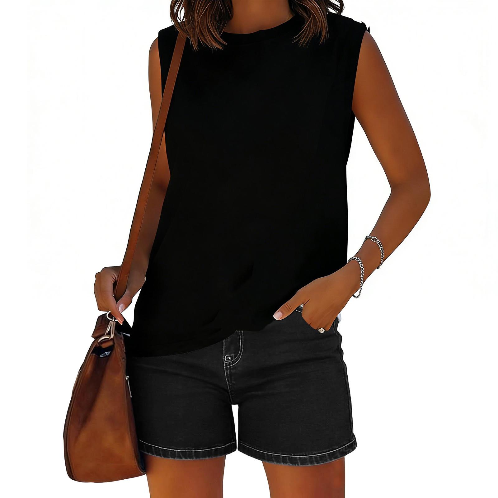 Womens Palazzo Pants Summer Casual Flowy Wide Leg Trousers Beach Travel Vacation Outfits L чёрный