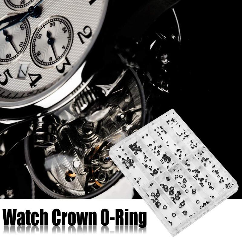 Mini Rubber O-Ring Watch Crown Waterproof Watch Back Cover Gaskets Watch Repair Tool Accessories Waterproof Washer O-Ring