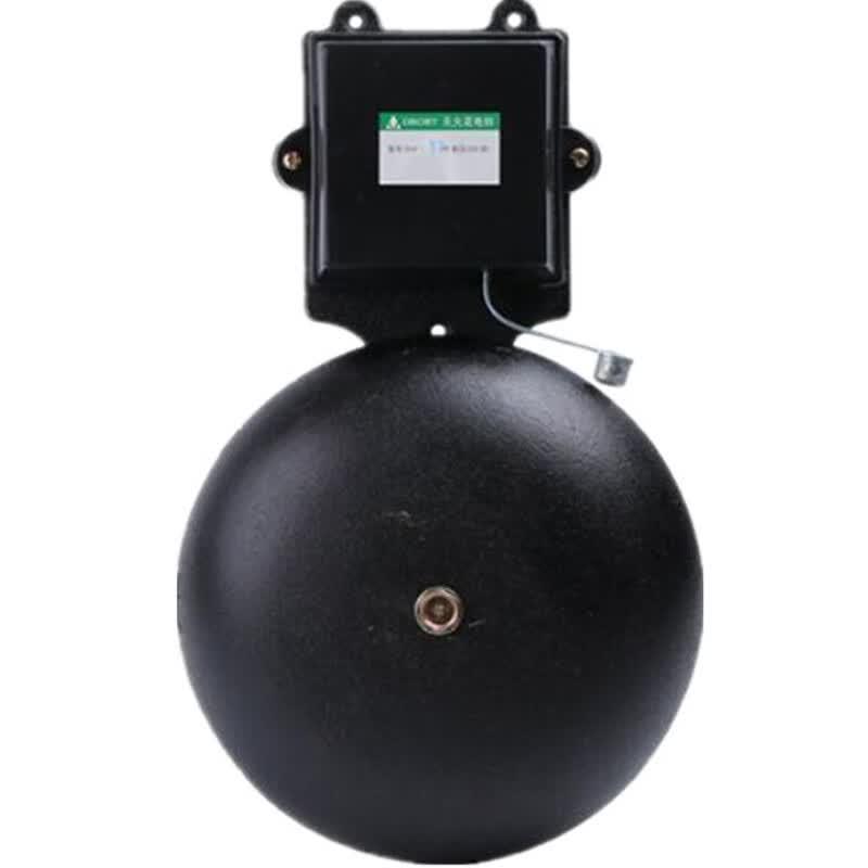 12-inch Black Cast Iron Electric Alarm Bell