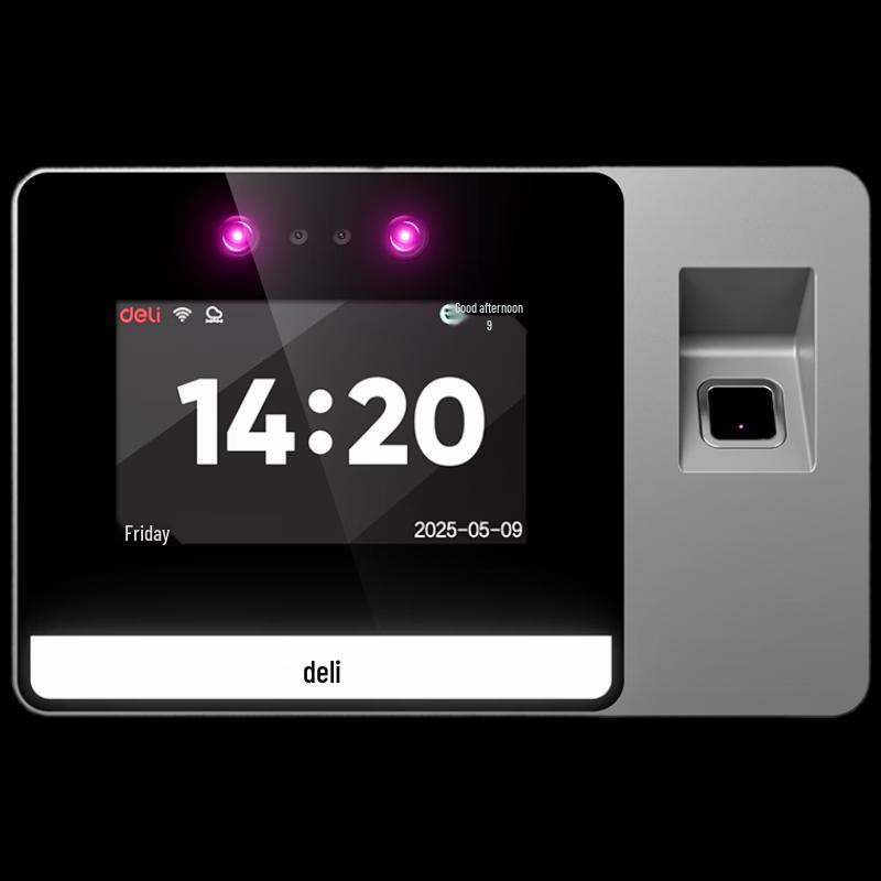 Deli AH426C Multi-Biometric Smart Attendance Machine CN Plug (adapter Included)