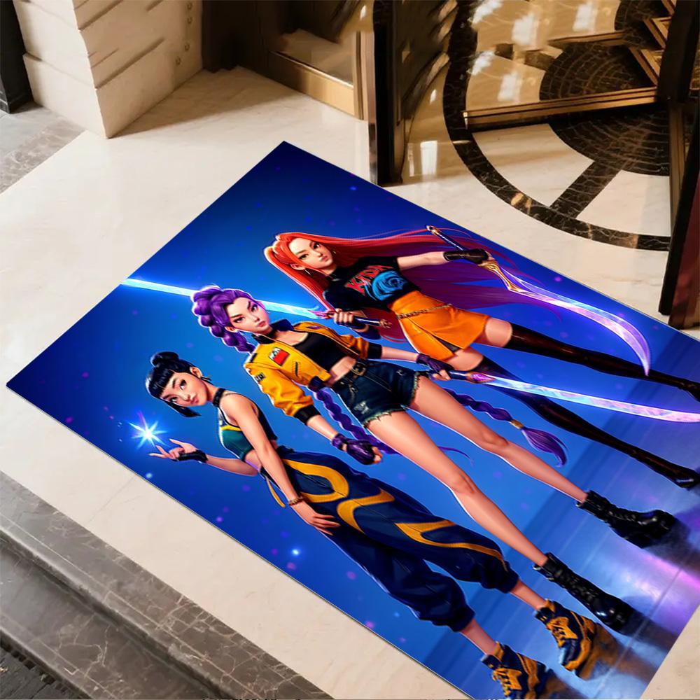 Galactic Fashion Squad Floor Mat Suitable for Decorate room Foyer Balcony Dormitory Anti-slip Rug Decorate Offices Perfect Gift for Friends & Family