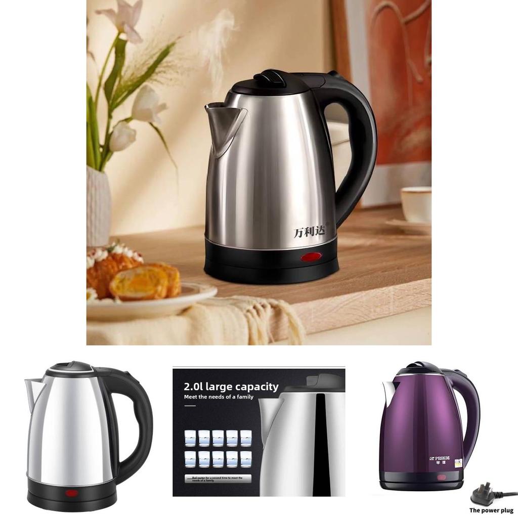 Electric Kettle Stainless Steel Fast Boil With Auto Shutoff For Home Use