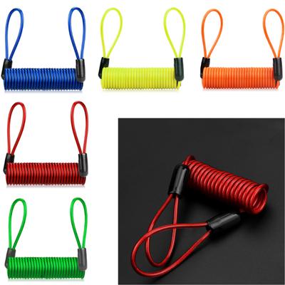 120cm Alarm Scheibenschloss Sicherheit Diebstahlschutz Motorrad Motorrad Rad Scheibenbremse Alarm Schloss & Tasche und Erinnerungsfeder