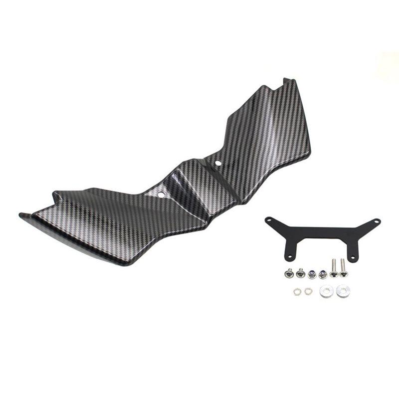 Front Spoiler Kit Aerodynamic Downforce Wing For Honda CB 1000 CB1000 Hornet SP 2025 Motorcycle Winglets Carbon Fiber Pattern